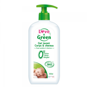 Lot de produits Love and Green pour bébé