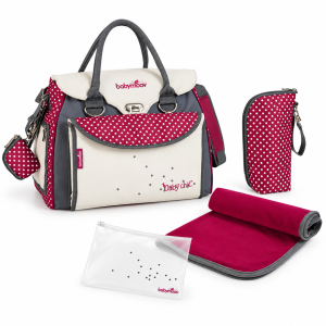 ac à langer Babymoov Baby Style Bag Chic vu de face avec matelas à langer
